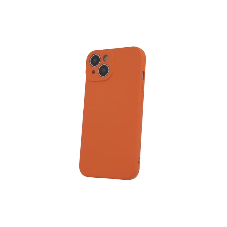 JAYM - Coque Silicone Orange pour [ APPLE IPHONE 14 ] - 100% Silicone et Microfibre - Renforcée et Ultra Doux