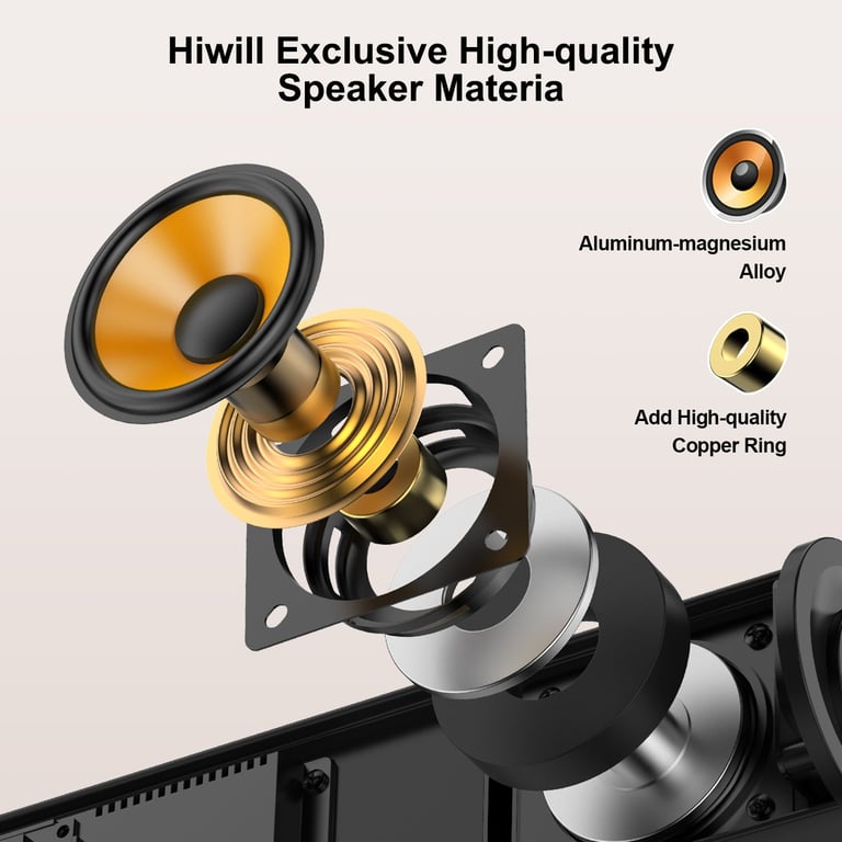Barre De Son Hiwill A21 2.1 200W – Dolby Atmos Avec Caisson 5.25 - vue 2