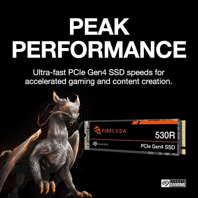 Seagate FireCuda 4 To .2 PCI Express 4.0 NVMe 3D TLC Neuf - vue 2