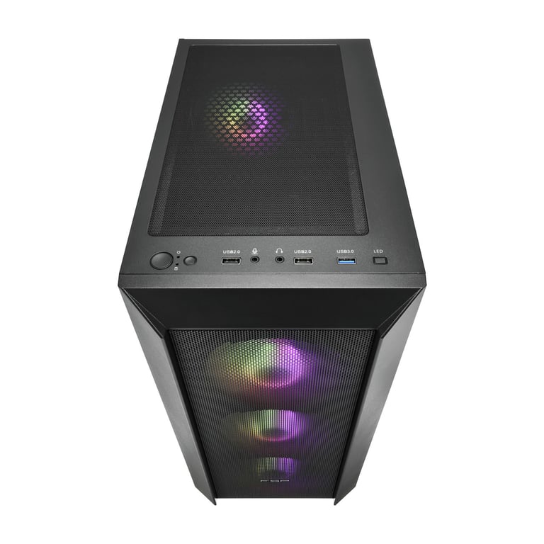 FSP Boitier Moyen Tour ATX FSP CMT218 RGB avec panneau vitré Neuf - vue 2