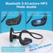 ROLINE Casque à Conduction Osseuse Bluetooth 5.4 IPX8 MP3 8Go Sport Noir