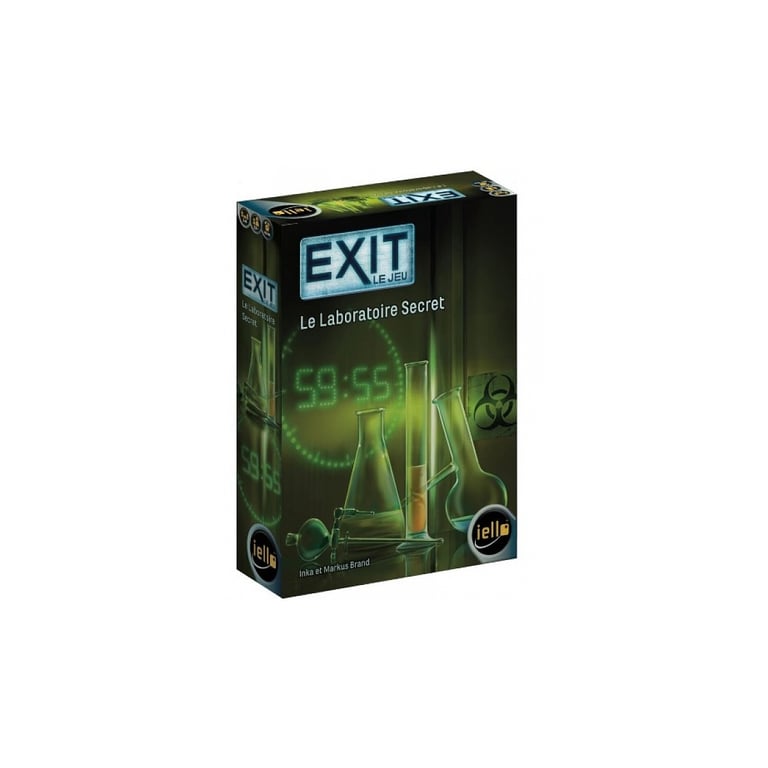 Jeu d'escape game Iello Exit Le laboratoire secret - vue 2