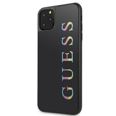 Custodia Guess per iPhone 11 Pro Max logo nero glitterato