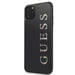 Custodia Guess per iPhone 11 Pro Max logo nero glitterato