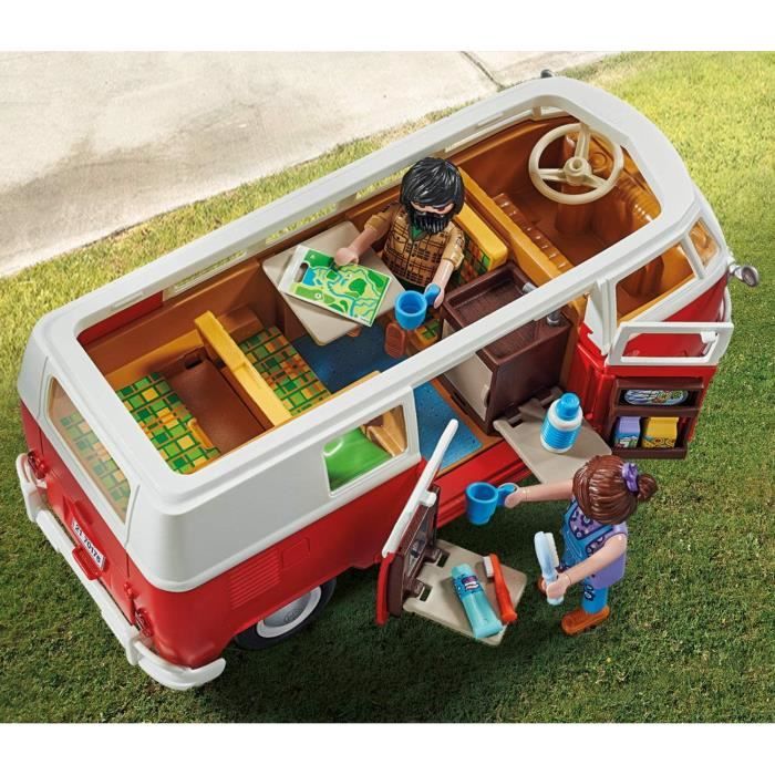 Volkswagen T1 Combi 70176 Playmobil La Boîte - vue 9