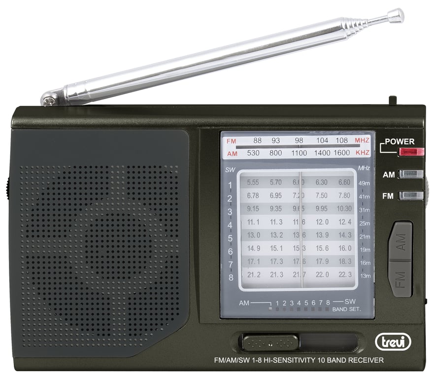 Radio Portable Multibande 728 MB Noir - Trevi - Neuf