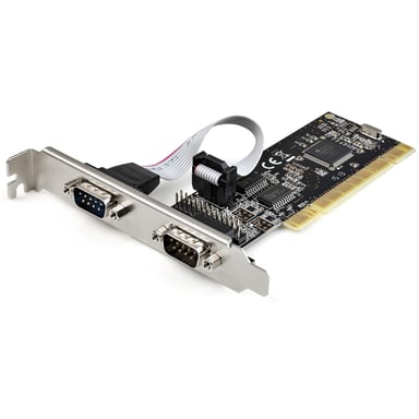 StarTech.com Tarjeta PCI Combo Serie/Paralela con Doble Puerto Serie RS232 (DB9) & 1 Puerto Paralelo LPT (DB25) - Tarjeta Adaptador PCI Combo - Tarjeta de Expansión Controlador PCI - Tarjeta PCI para Impresora