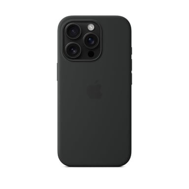 Custodia Apple in silicone con MagSafe per iPhone 16 Pro - Nero Apple iPhone 16 Pro