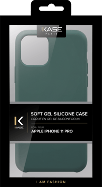 Funda de Gel Silicona Suave para Apple iPhone 11 Pro,Verde Espuma