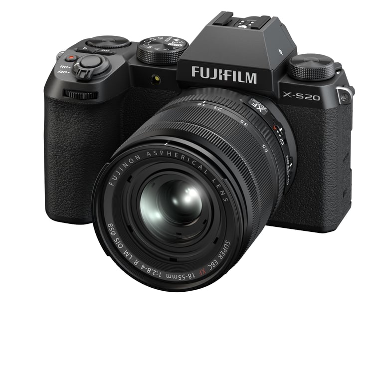 Fujifilm X -S20 + XF18-55mm MILC 26,1 MP X-Trans CMOS 4 6240 x 4160 pixels Noir - Neuf