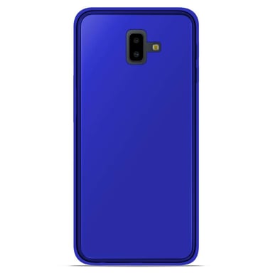 Coque silicone unie compatible Givré Bleu Samsung Galaxy J6 Plus 2018