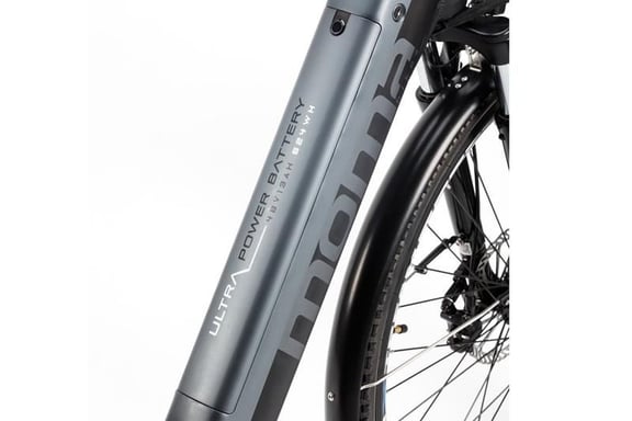 Bicicleta Electrica, Urbana EBIKE-28''PRO, Aluminio. SHIMANO 7v & Doble Frenos Disco Hidráulicos Bateria Integrada Ion Litio 48V 13Ah