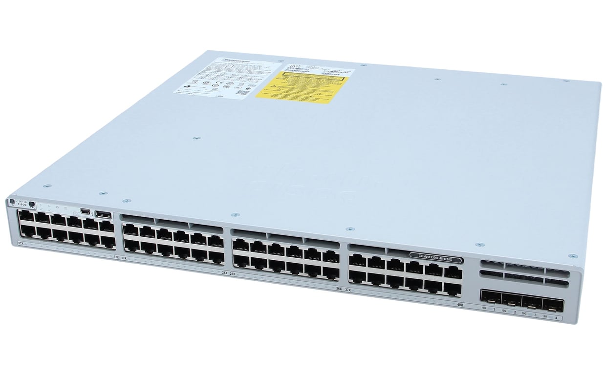 Cisco C9300L 48PF 4X A commutateur réseau Géré L2L3 Gigabit Ethernet 101001000 Neuf - vue 2