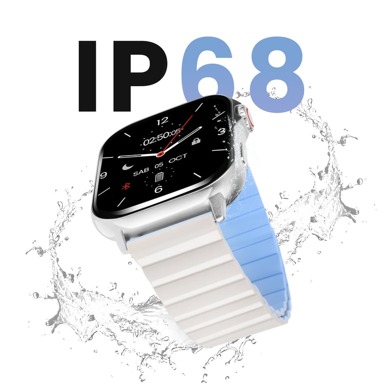 Montre Connectée Suivi Santé Complet Autonomie 8j Étanche IP68 Neuf - vue 3
