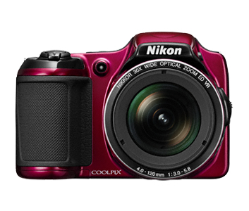 Nikon COOLPIX L820 Fotocamera compatta da 1/2,3'' 16 MP CMOS 4638 x 3456 pixel Nero, rosso