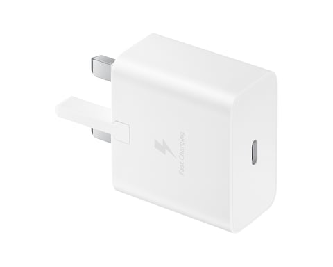 Samsung 15W PD Power Adapter (USB-C) (without Cable) Smartphone Blanc Intérieure