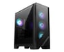 MSI MAG FORGE 321R AIRFLOW Midi Tower CPU Nero, Trasparente
