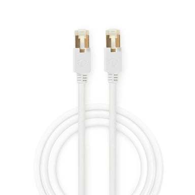 Nedis CCBW85221WT20 cavo di rete bianco 2 m Cat6 S/FTP (S-STP)
