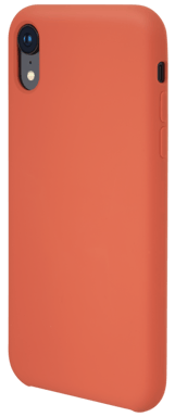 Coque en Gel de Silicone Doux pour Apple iPhone XR, Orange ardent