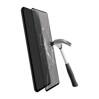 Protection d'écran en verre trempé (100% de surface couverte) pour Samsung Galaxy A53 5G 2022, Noir