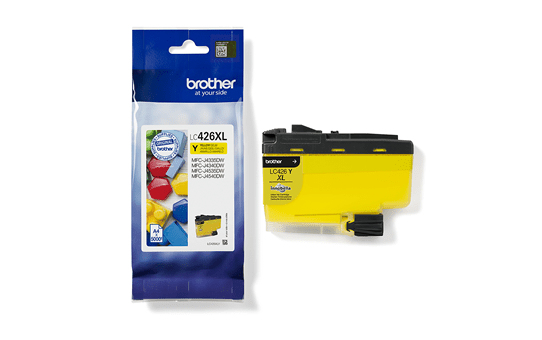 Brother LC462XLY Cartouche d'encre Jaune Originale - vue 5