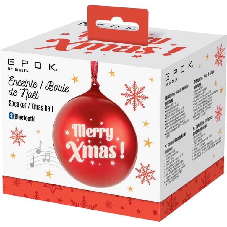 Enceinte bluetooth BIGBEN Format Boule de Noël - vue 9