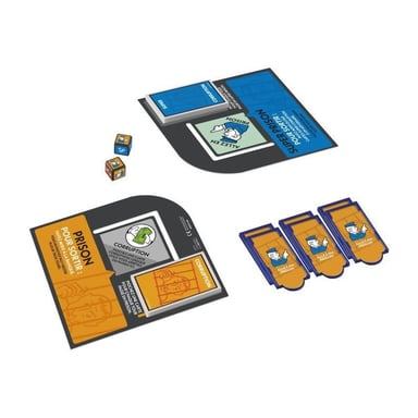 Monopoly Extension Go to jail, hace que el clásico juego del Monopoly sea más divertido y rápido, juegos de mesa, de 2 a 6 jugadores, 40 m