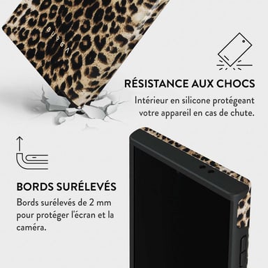 Burga Funda para Galaxy S24 Ultra Tough resistente a los golpes modelo Player Léopard