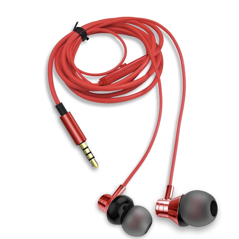 Casque Aiwa ESTM-50RD – Avec Fil, Écouteurs pour Musique, 1,2m - vue 2