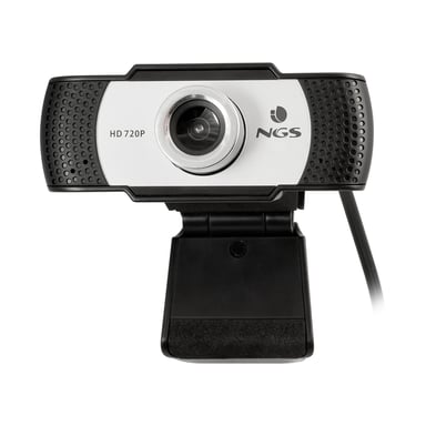 NGS XpressCam720 webcam 1280 x 720 pixels USB 2.0 Noir, Gris, Argent