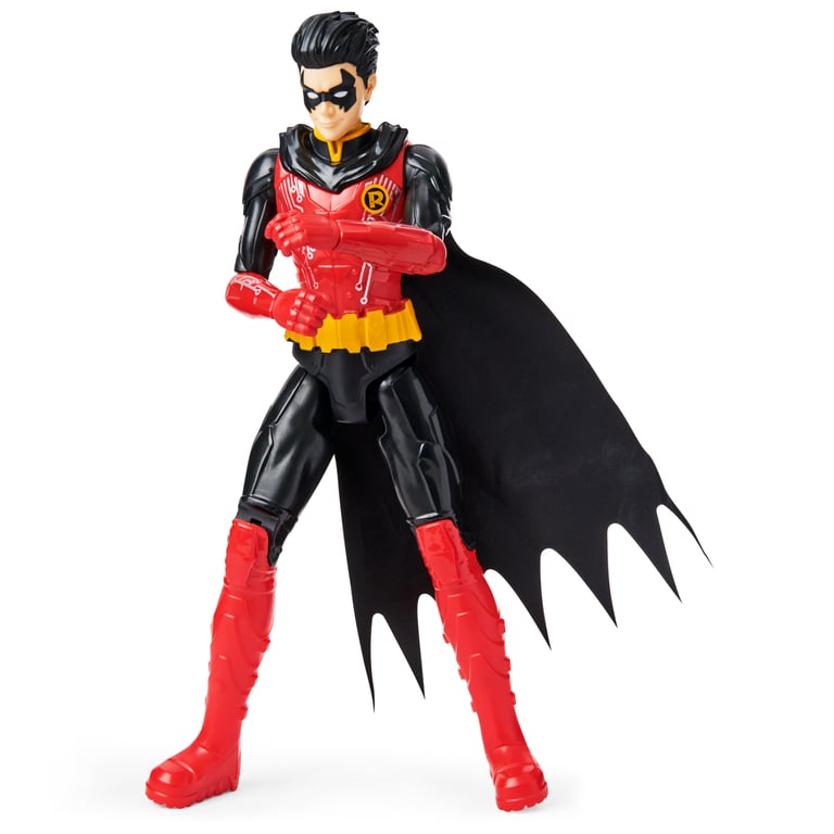 DC Comics BATMAN FIGURINE BASIQUE 30 CM ROBIN TECH Figurine Articulée Thématique de Robin jouet Batman 30 cm 6062923 Jouet Enfant et + Neuf - vue 10