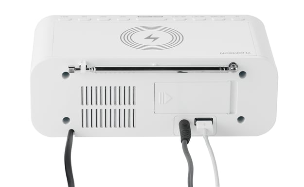 Thomson CR221I Radio portable Horloge Numérique Blanc