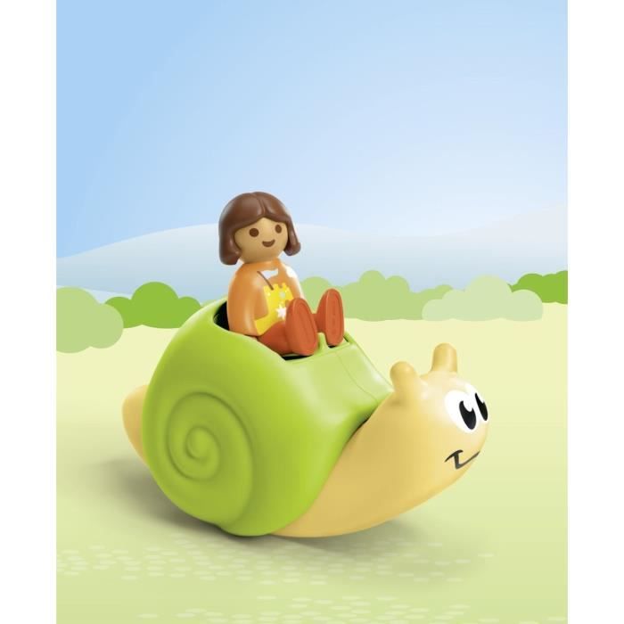 PLAYMOBIL Junior 71699 Enfant avec escargot a bascule, Des 12 mois - Neuf