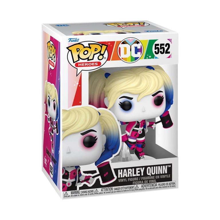 Figurine Funko Pop Heroes Pride Harley Quinn - vue 2