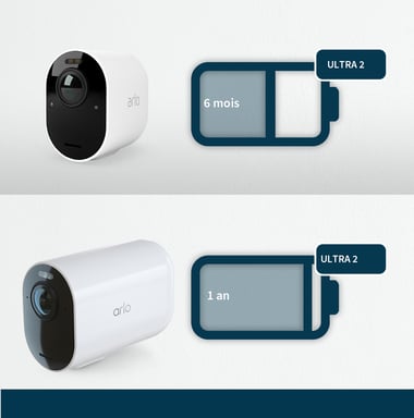 Arlo Caméra de surveillance extérieure Ultra 2 XL, pack de 2