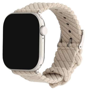 imoshion Bracelet en velours côtelé pour Apple Watch | 38/40/41/42 mm - Beige