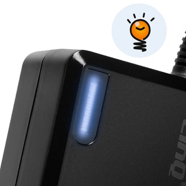 LinQ Chargeur pour Trottinette Ninebot 29,4V 2A Puissance 58.8W DC 5.5 x 2.5mm Noir