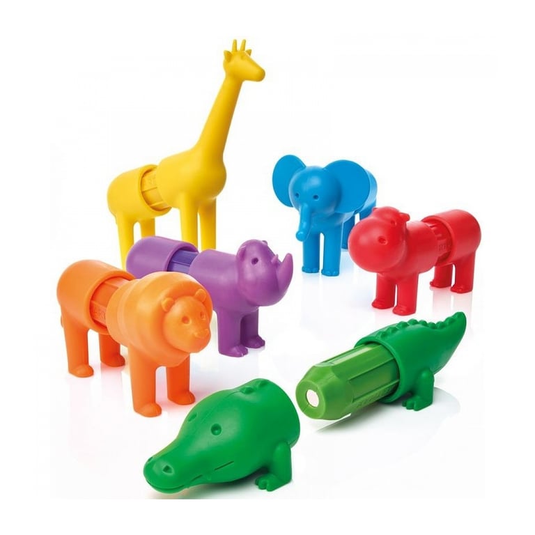 Smartmax Animaux My First Safari Animals | Smartmax Magnetic | Jeux Educatif Et | Jeux pour Enfants | Jeux De Construction | Jeux Educatif