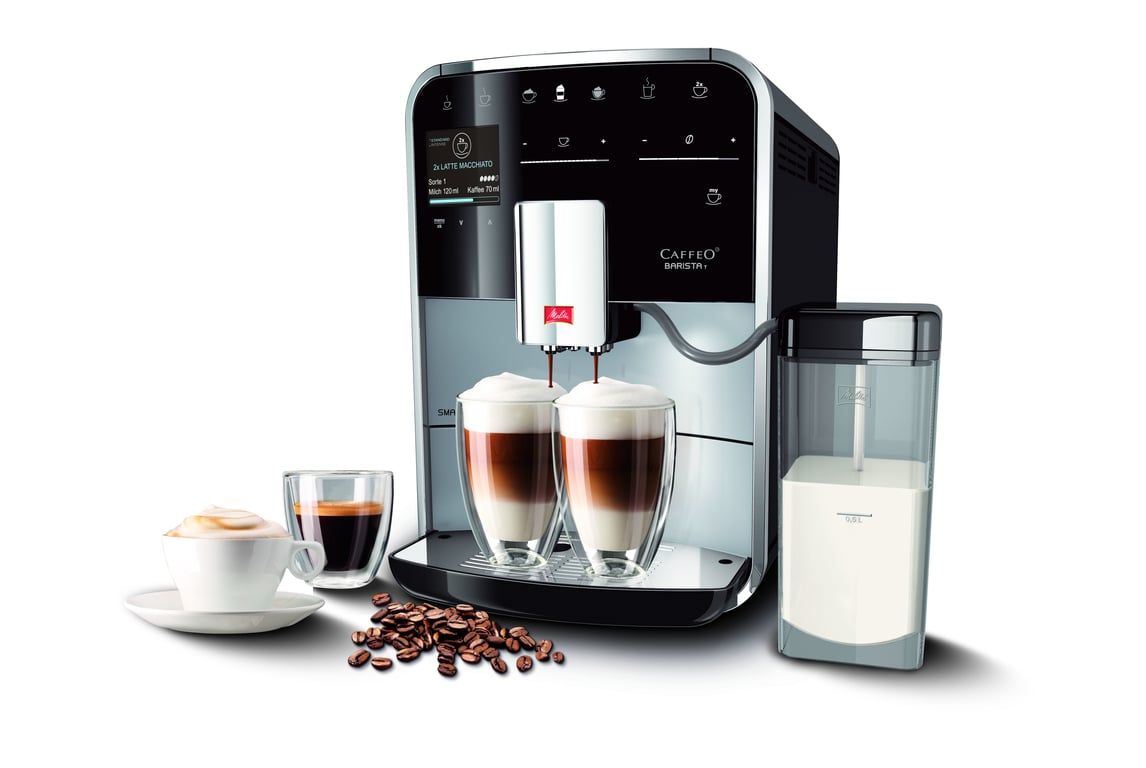 Melitta CAFFEO Barista T Smart F830 101 Machine à café automatique avec mousseur à lait 15 bar - vue 4