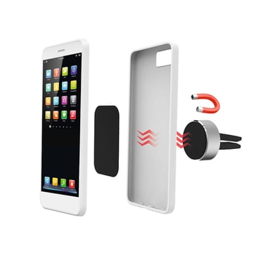 Support universel pour smartphone Magnet couleur Alu