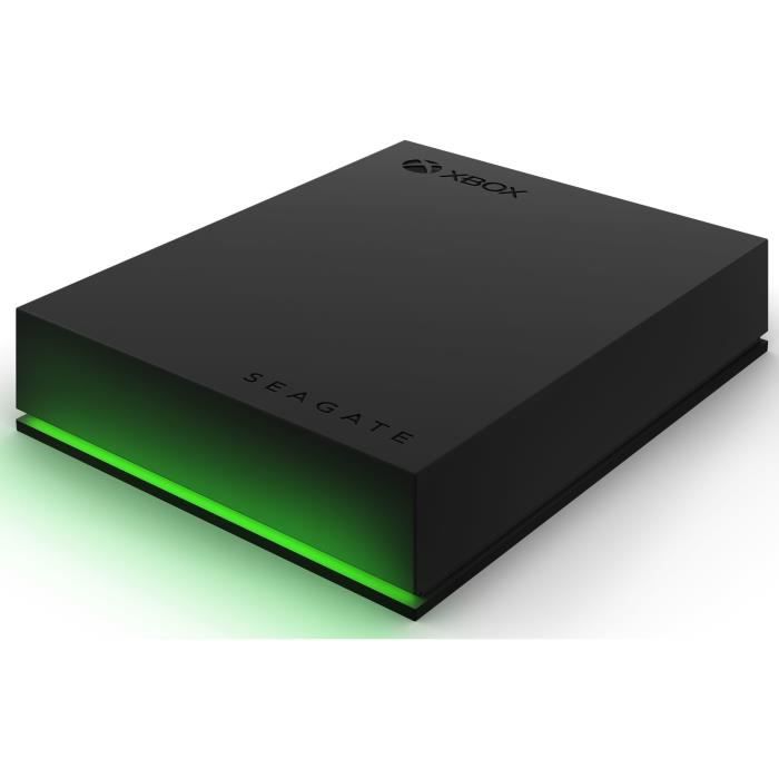 Disque Dur Externe - SEAGATE - Xbox Game Drive Black - 4 To - USB 3.2  (STKX4000402) - Seagate