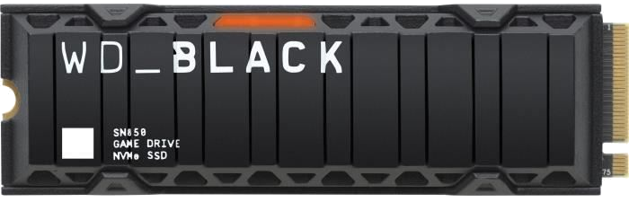 WD Black?- Disque SSD Interne RGB - SN850 - 1To - M.2 NVMe Dissipateur de chaleur (WDS100T1XHE)