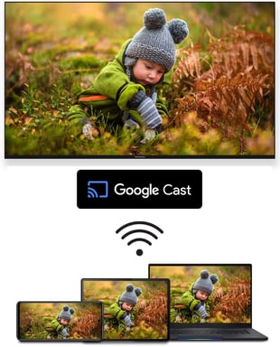 43FG2S15 - TV LED 43 (109 cm) - Full HD 1920x1080 -  Google TV - 3xHDMI - WiFi