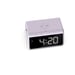 Réveil numérique - Réveil avec charge sans fil - Horloge numérique - Variateur de luminosité - Deux alarmes - Convient comme réveil pour enfants - Veilleuse à 8 couleurs - Couleur violette (HCG019QI-PU)
