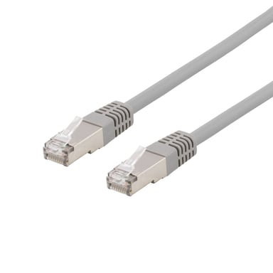 Deltaco STP-615AU cavo di rete Grigio 15 m Cat6a U/FTP (STP)
