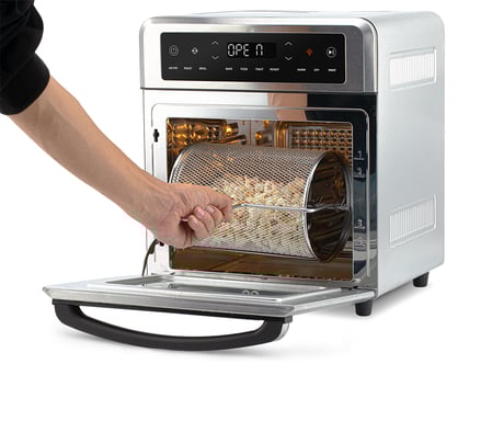 Cosori CAF-R121-SUS Friggitrice singola 12 L Autonoma 1800 W Friggitrice ad aria calda Acciaio inox