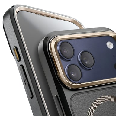 I-Blason Funda Integral para iPhone 17 Pro Max MagSafe Serie Ares Flip con Soporte Dorado