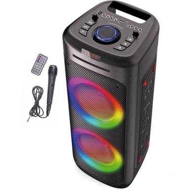INOVALLEY MS06-CD-XXL Altoparlante con lettore CD - Bluetooth 5.0 - 1000W - Funzione Karaoke