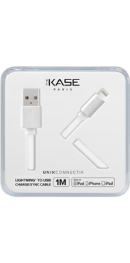 Cavo Lightning certificato MFi Apple per ricarica/sincronizzazione (1M) Bianco brillante