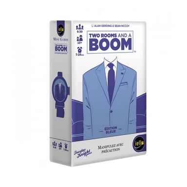 Juego de mesa Two Rooms and a Boom - Edición Azul para hasta 30 jugadores